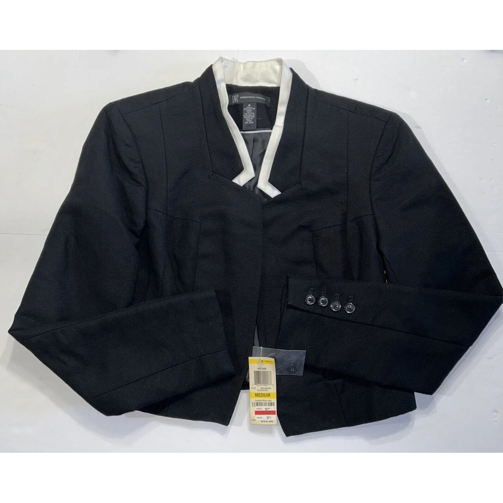 NWT NOS Women's INC International Concepts Voltage Tuxedo‎ Jacket  Blazer Sz Med